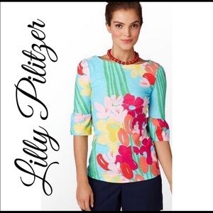 LILLY Pulitzer Lavish Lillys Shorely Top